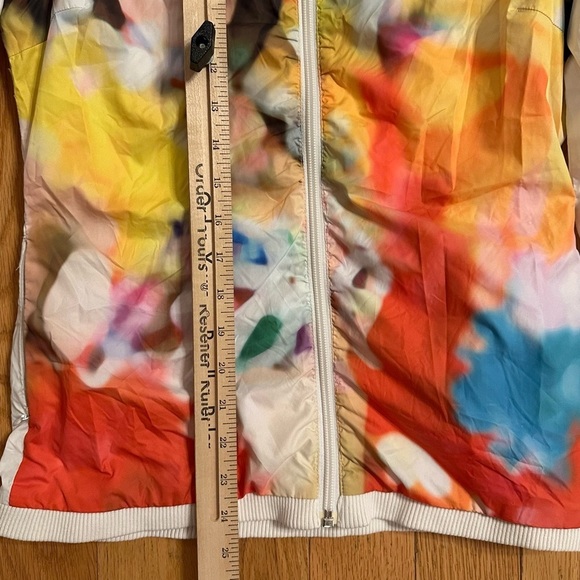 GSUS SINDUSTRIES Lined Windbreaker Full Zip Hoodie Watercolor Colorful Blur S - Picture 7 of 12